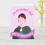 Pride & Prejudice, 27 jaar oude Kaart (Gele Bloem)