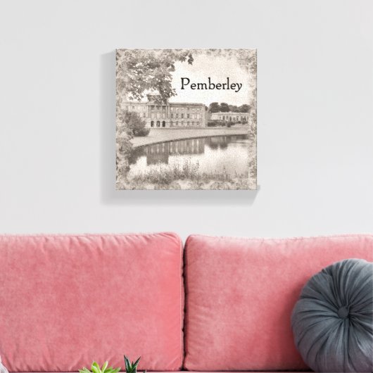 Pride & Prejudice #2 Origineel Kunstwandcanvas Canvas Afdruk (Insitu (Woonkamer))