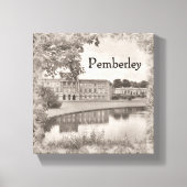 Pride & Prejudice #2 Origineel Kunstwandcanvas Canvas Afdruk (Voorkant)