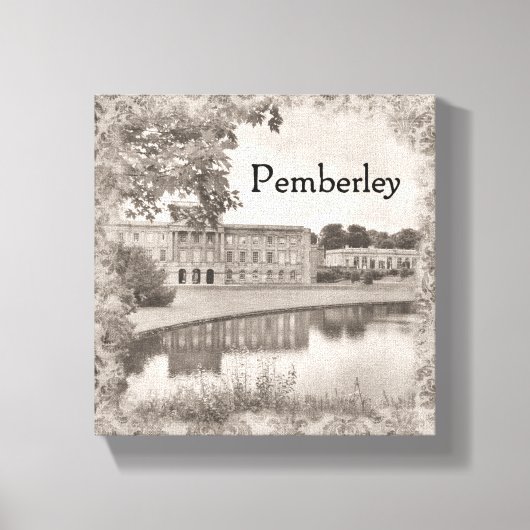 Pride & Prejudice #2 Origineel Kunstwandcanvas Canvas Afdruk (Voorkant)