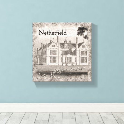 Pride & Prejudice #4 Origineel Kunstwandcanvas Canvas Afdruk (Insitu (Houten vloer))