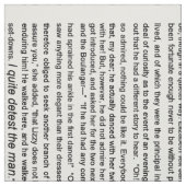 Pride & Prejudice, Jane Austin Text Ch.1,2,3 Stof (Swatch)