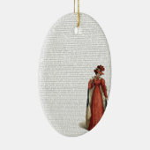 Pride & Prejudice Keramisch Ornament (Rechts)