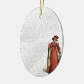 Pride & Prejudice Keramisch Ornament (Links)
