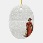Pride & Prejudice Keramisch Ornament (Voorkant)