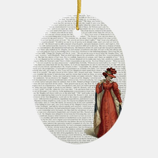 Pride & Prejudice Keramisch Ornament (Voorkant)
