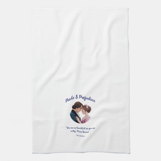 Pride & Prejudice keukenhanddoek (Verticaal)