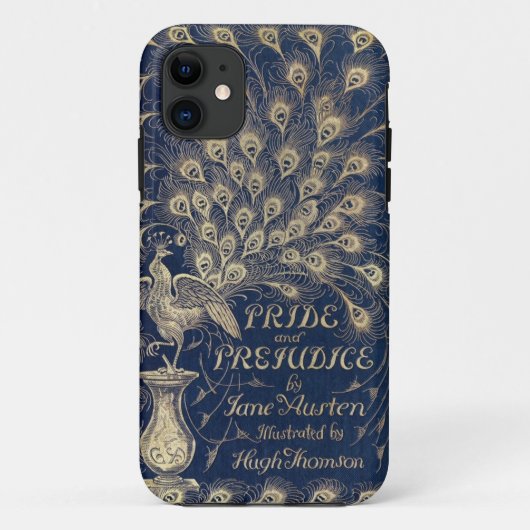 Pride & Prejudice pauock iPhone cover (Achterkant)