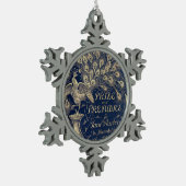 Pride & Prejudice Peacock Ornament (Links)