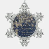 Pride & Prejudice Peacock Ornament (Voorkant)