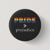 Pride & Prejudice Pride Ronde Button 3,2 Cm (Voorkant)