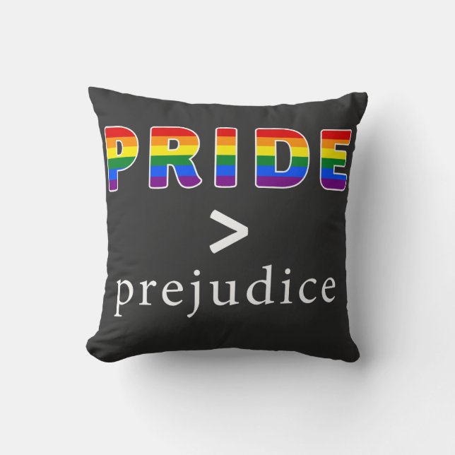 Pride & Prejudice Pride shirt Kussen (Voorkant)