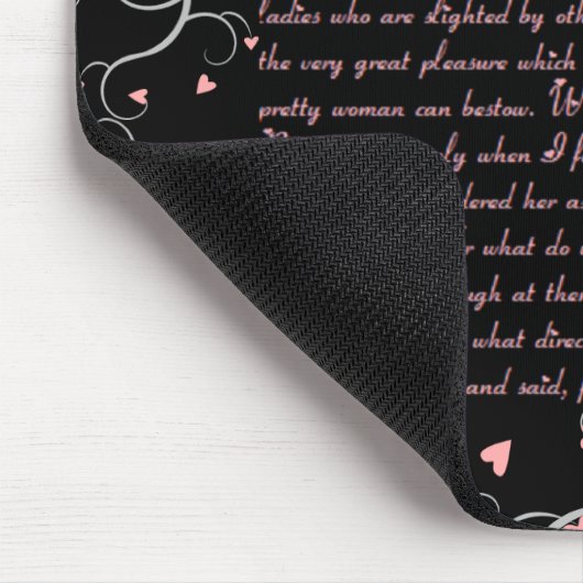 Pride & Prejudice Quotes Mousepad Muismat (Hoek)
