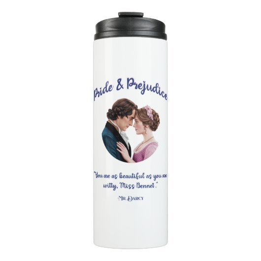 Pride & Prejudice Thermal Tumbler Thermosbeker (Voorkant)