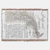 Pride & Prejudice Throw Deken (Voorkant)