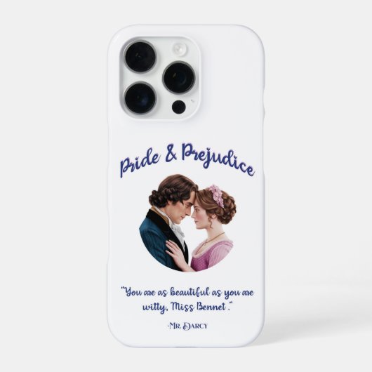 Pride & Prejudice voor iPhone Hoesje (Achterkant)