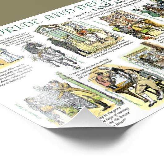 Pride & Prejudice Wall Art Foto Afdruk (Hoek)