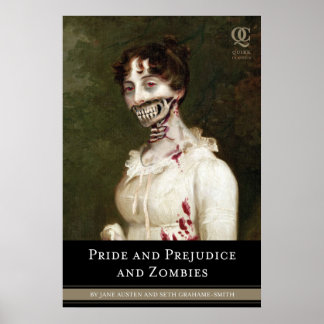 Pride Prejudice & Zombies Hoesje Poster