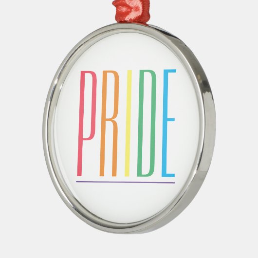 PRIDE Premium Rond Ornament (Links)