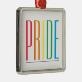 PRIDE Premium Square Ornament (Rechts)