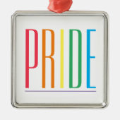 PRIDE Premium Square Ornament (Voorkant)