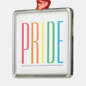 PRIDE Premium Square Ornament (Links)