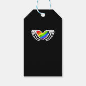 Pride - Pride Skeleton Handen met Heart 2 Classic Cadeaulabel (Voorkant)