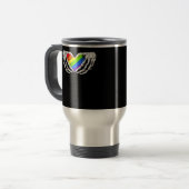 Pride - Pride Skeleton Handen met Heart 2 Classic Reisbeker (Voorkant links)