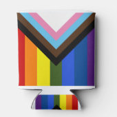 Pride Progress-vlag Blikjeskoeler (Achterkant)