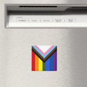 Pride Progress-vlag Magneet (Insitu (Vaatwasser))