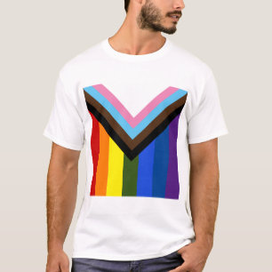 Pride Progress-vlag T-shirt
