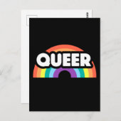 Pride-Queer regenboogliefde is liefde. Briefkaart (Voorkant / Achterkant)