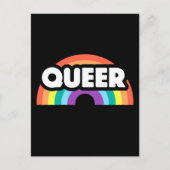 Pride-Queer regenboogliefde is liefde. Briefkaart (Voorkant)