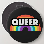 Pride-Queer regenboogliefde is liefde. Button (Voorkant /achterkant)