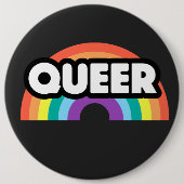 Pride-Queer regenboogliefde is liefde. Button (Voorkant)