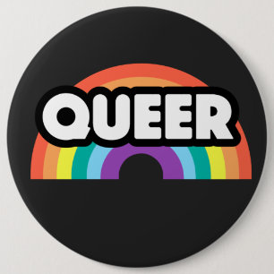 Pride-Queer regenboogliefde is liefde. Button