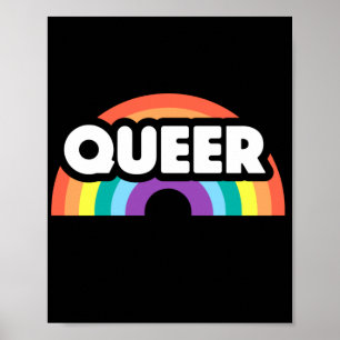 Pride-Queer regenboogliefde is liefde. Poster