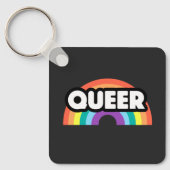 Pride-Queer regenboogliefde is liefde. Sleutelhang Sleutelhanger (Voorkant)