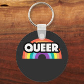 Pride-Queer regenboogliefde is liefde. Sleutelhanger (Voorkant)