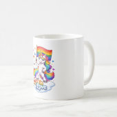 Pride, Queer, Unicorn Koffiemok (Voorkant rechts)