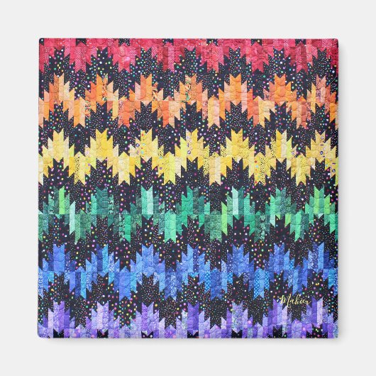 Pride Quilt van Joey Mahieu Magneet (Voorkant)