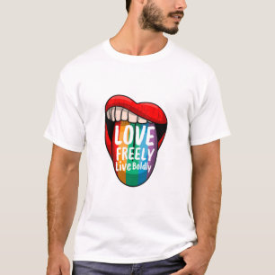 Pride Quote T-shirt – Hou onvoorwaardelijk van elk