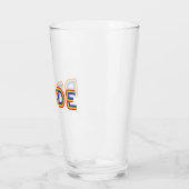 Pride | Rainbauze-brieven Glas (Links)