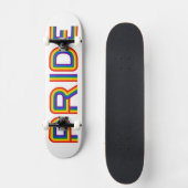 Pride | Rainbauze-brieven Persoonlijk Skateboard (Voorkant)