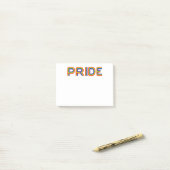 Pride | Rainbauze-brieven Post-it® Notes (Op bureau)