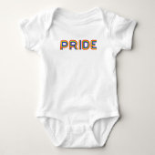 Pride | Rainbauze-brieven Romper (Voorkant)
