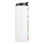 Pride | Rainbauze-brieven Thermosbeker (Gedraaid links)