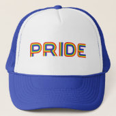 Pride | Rainbauze-brieven Trucker Pet (Voorkant)