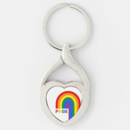 Pride Rainbow Acrylic Sleutelhanger