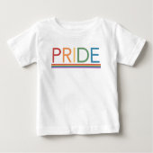 PRIDE Rainbow Baby T-shirt (Voorkant)
